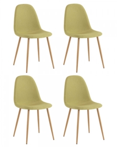 Комплект из четырех стульев Stool Group Валенсия SN салатовый 4 шт