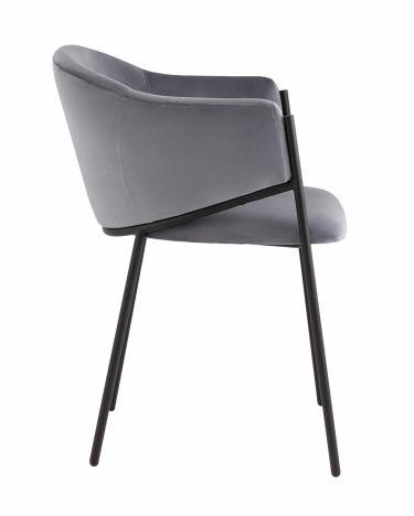 Стул Stool Group Brace велюр Серый