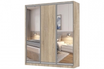 Модуль Матрица 06 от набора мебели для гостиной Грации 1 МДФ матовый Венге/Белый