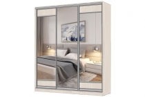 Шкаф-купе 3-х дверный Народная мебель Виктория 2000х584х2300, Белый 20ДЗДЗДЗ-ЯППП-Б 310-3017