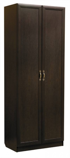 Шкаф 2-х дверный Матрица с полками от набора мебели для гостиной Грация 3.1 Венге