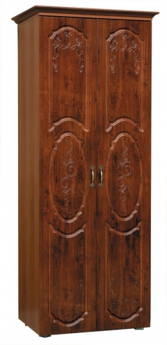 Шкаф-2-х дверный Матрица со штангой от набора для гостиной Грация 8.1 Итальянский орех