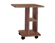 Столик журнальный АС-Мебель Леон ш600г500в550мм, шимо темный