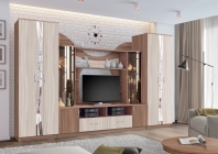 Гостиная Диал Аллегро вариант 5 Ясень шимо темный/Ясень шимо светлый