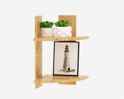 Полка угловая Рост ПН-5 Дуб бунратти