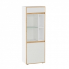 Шкаф-витрина малый Любимый дом Лайн ЛД 693.020.000 Белый