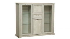 Шкаф комбинированный Олмеко Сохо 32.07 Бетон пайн белый