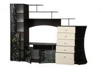 Тумба Олмеко Олимп-М15 Венге Вудлайн кремовый