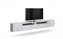 Тумба Олмеко Прага 2 Белый Бетон пайн