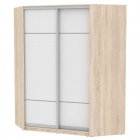 Шкаф-купе Аларти YA-198х1400-568-3ДСС-Белый-D4D4