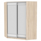 Шкаф-купе Аларти YA-198х1400-568-4ДСС-Белый-D2D2