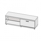 Тумба Альтерна Корано Бм.Кор-32.1 Белый