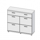 Комод Альтерна Корано Бм.Кор-87 Белый